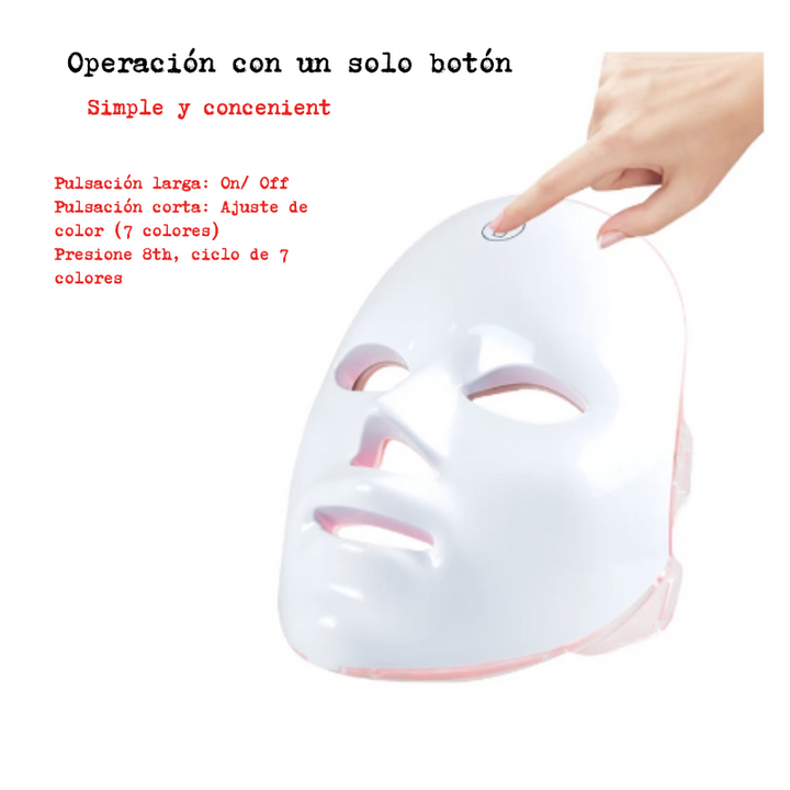 MASCARILLA LED PARA TERAPIA DE FOTONES