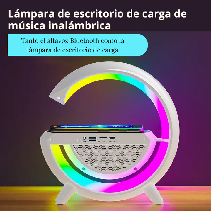 RADIO PARLANTE USB/LAMPARA RGB