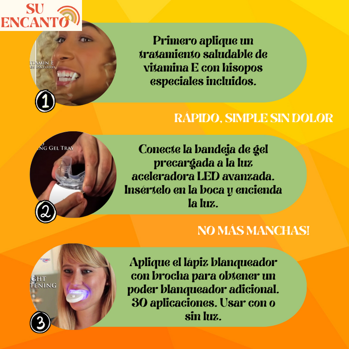 KIT DE BLANQUEAMIENTO DENTAL RAPIDO