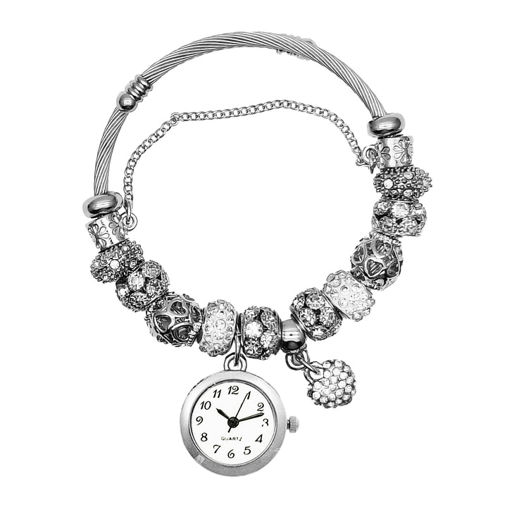 RELOJ PULSERA ACERO CORAZON PLATEADO